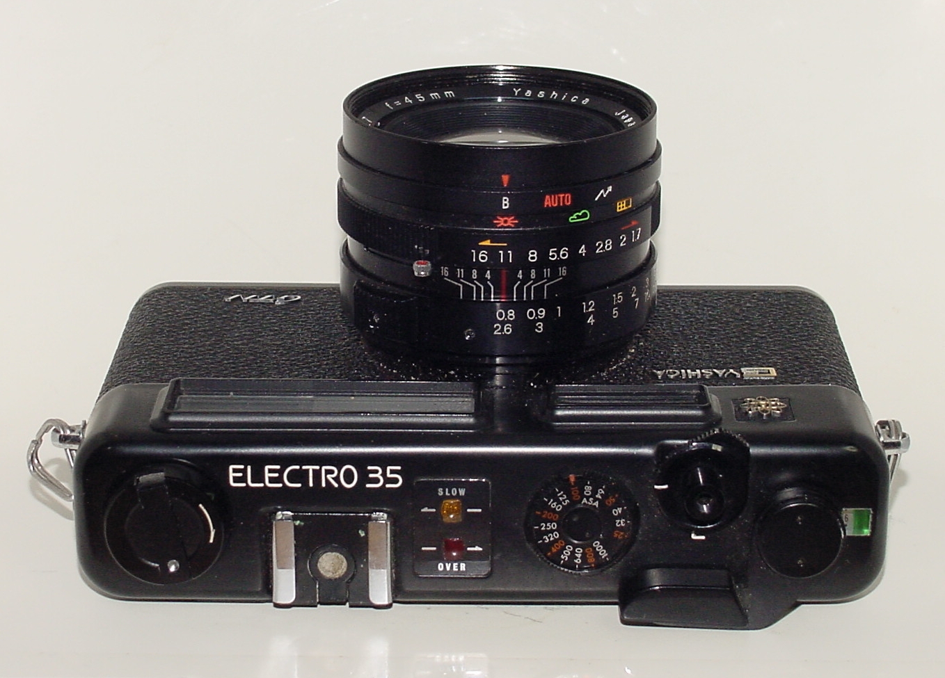 Convertitore Grandangolare Sankyo 0.75x 55mm Con Filtro AUX Per Yashica Electro 35 GS/GSN